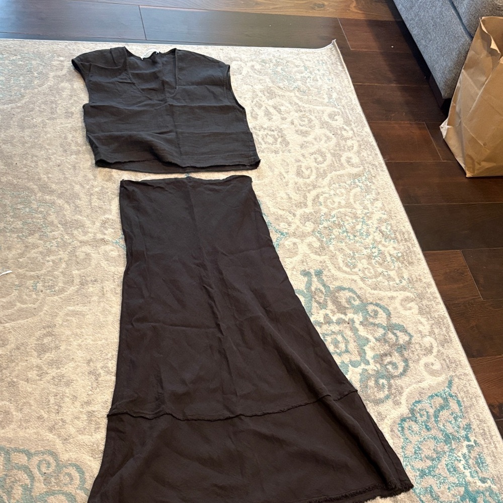 Zara Chic Black Skirt Set - Picture 7 of 8